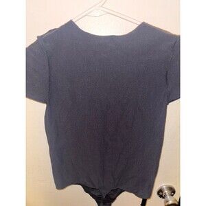 Skims black tshirt body suit